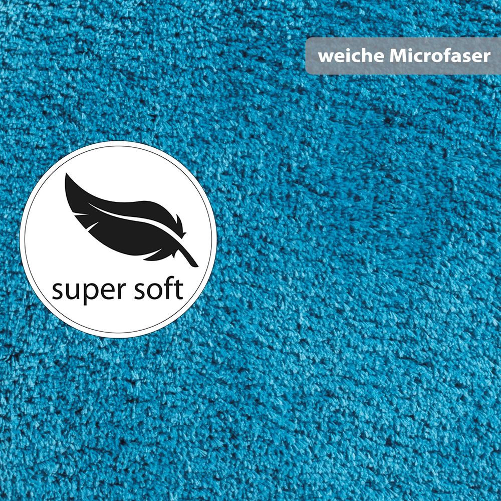 PANA® Flauschige Hochflor Badematte • versch. Größen, Formen & Farben