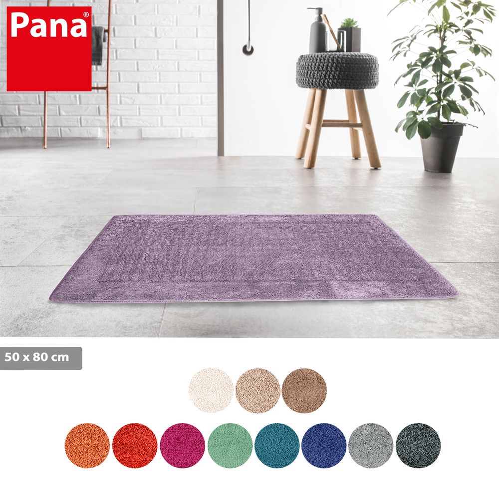 PANA® Memoryfoam Frottee Badematte • 50x80 cm • versch. Farben