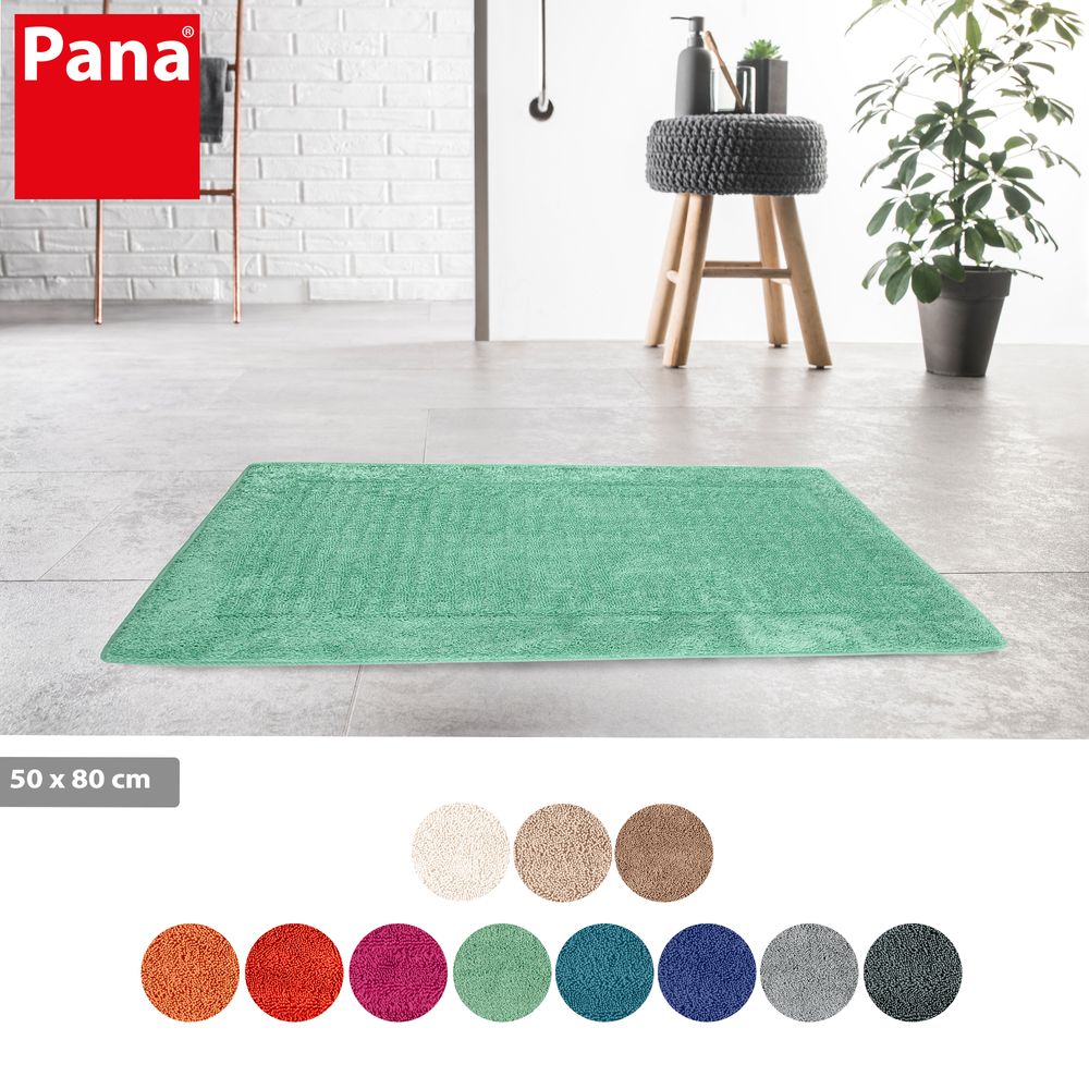 PANA® Memoryfoam Frottee Badematte • 50x80 cm • versch. Farben