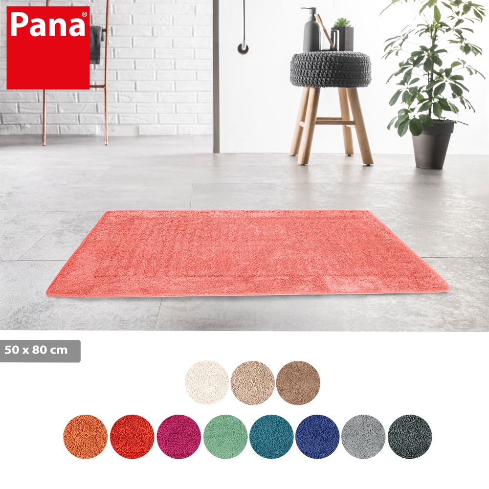 PANA® Memoryfoam Frottee Badematte • 50x80 cm • versch. Farben