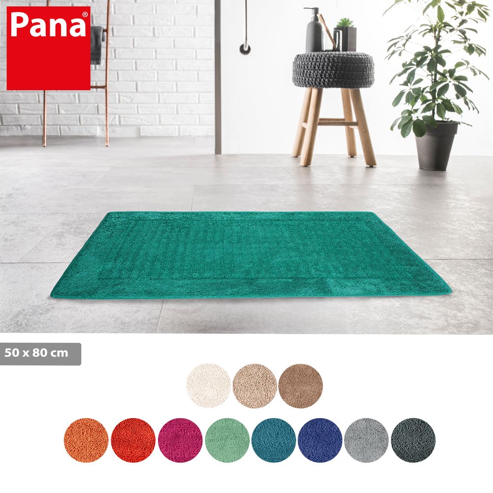 PANA® Memoryfoam Frottee Badematte • 50x80 cm • versch. Farben