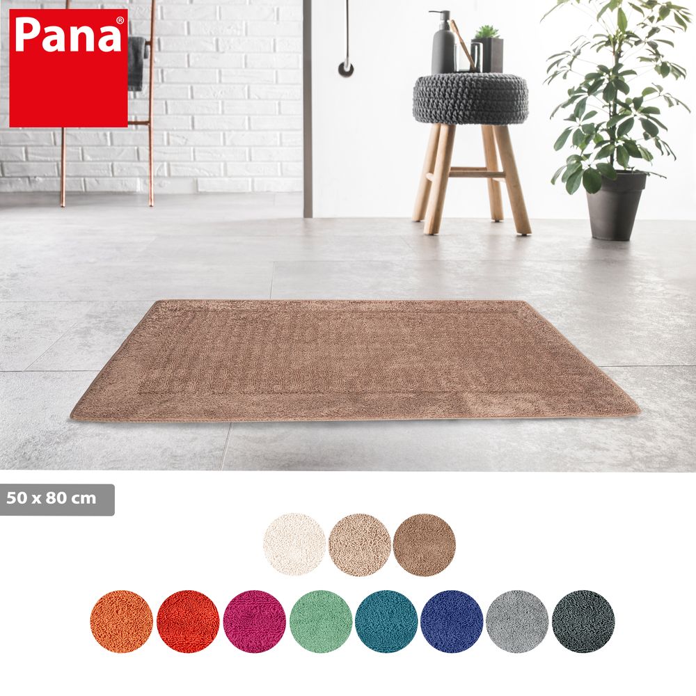 PANA® Memoryfoam Frottee Badematte • 50x80 cm • versch. Farben