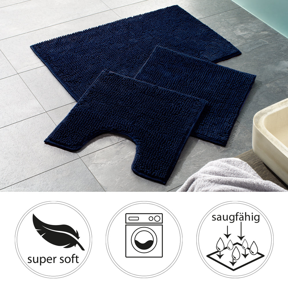 PANA® Chenille Bademattenset Mikrofaser • versch. Varianten