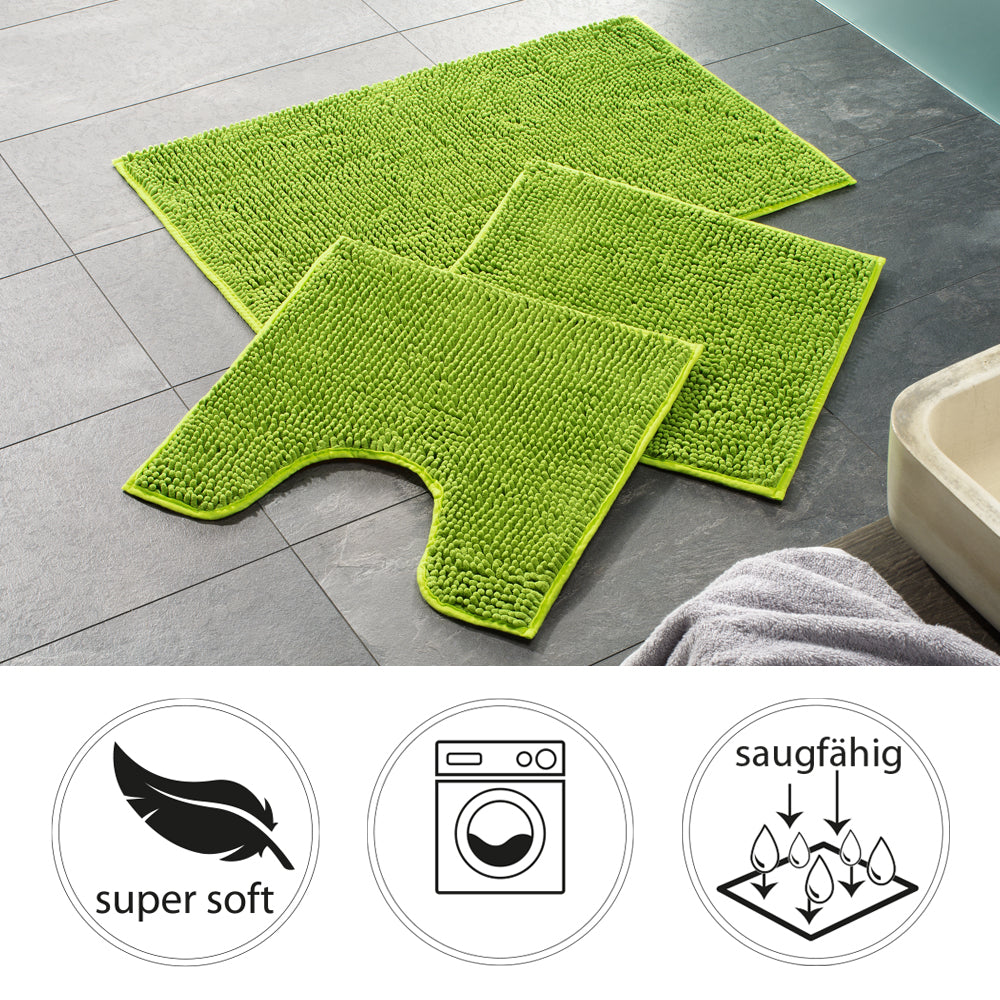 PANA® Chenille Bademattenset Mikrofaser • versch. Varianten