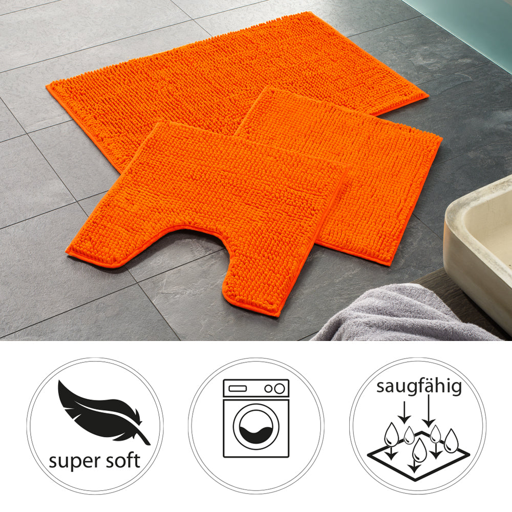 PANA® Chenille Bademattenset Mikrofaser • versch. Varianten