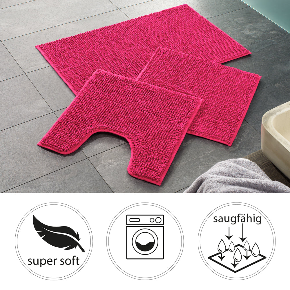 PANA® Chenille Bademattenset Mikrofaser • versch. Varianten