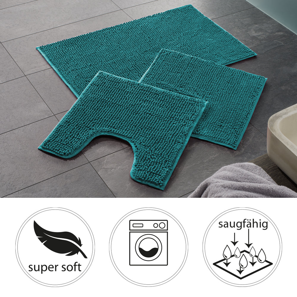 PANA® Chenille Bademattenset Mikrofaser • versch. Varianten