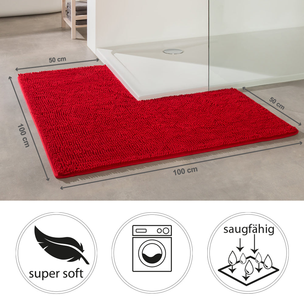 PANA® Chenille Bademattenset Mikrofaser • versch. Varianten