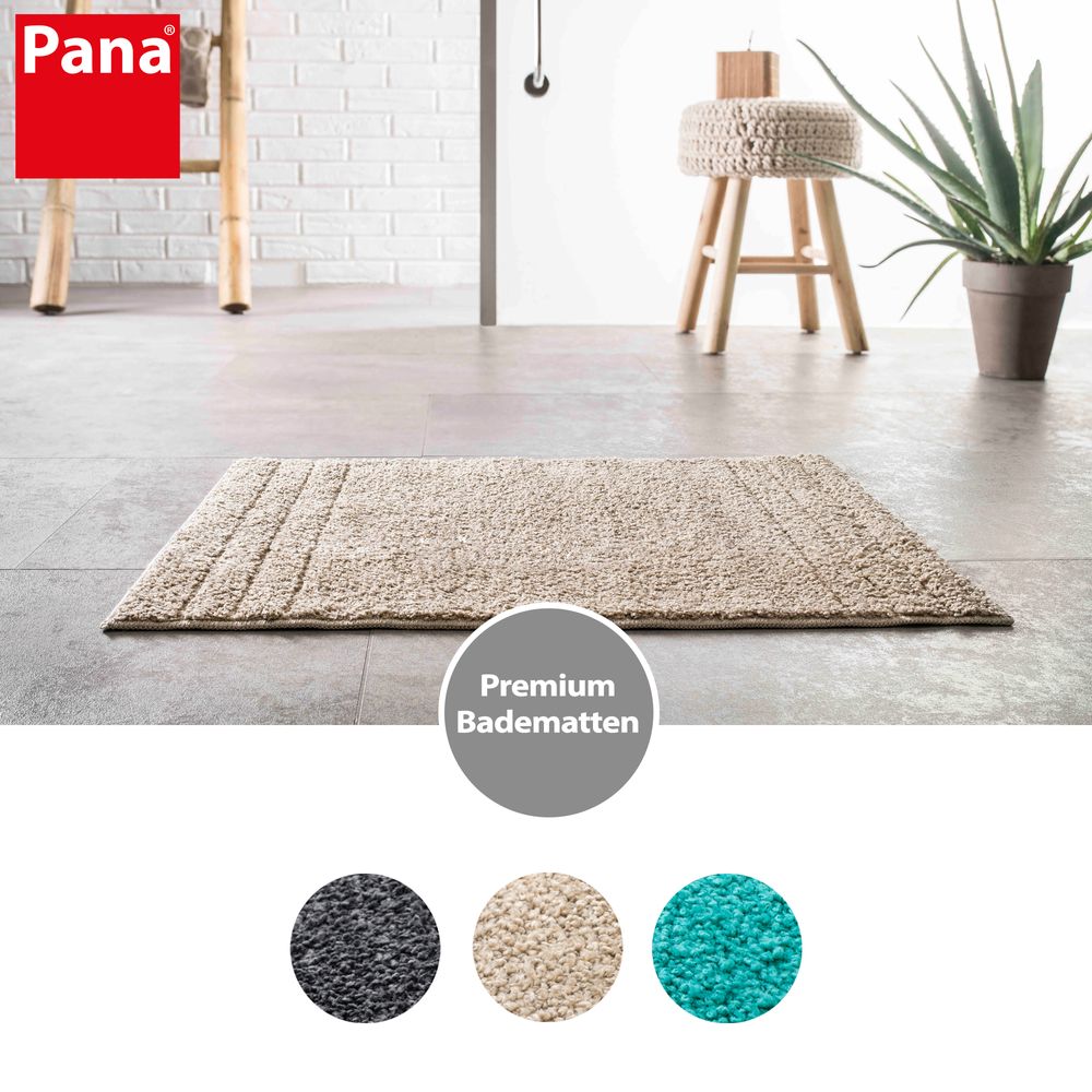 PANA® Badematte mit Streifen • 40 x 60 cm • versch. Farben