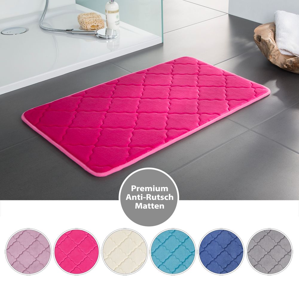 PANA® Memoryfoam Badematten • 50 x 80 cm • versch. Farben
