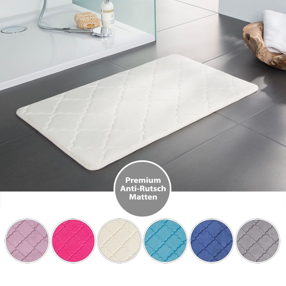 PANA® Memoryfoam Badematten • 50 x 80 cm • versch. Farben