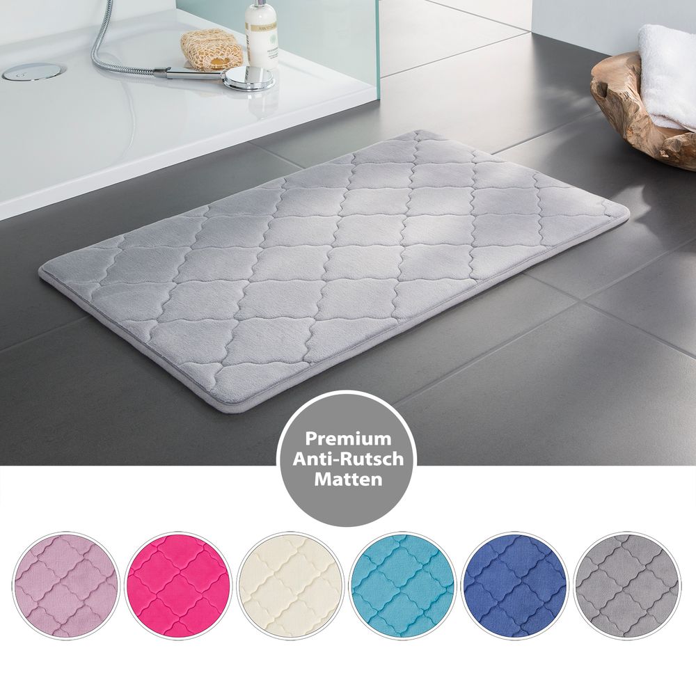 PANA® Memoryfoam Badematten • 50 x 80 cm • versch. Farben