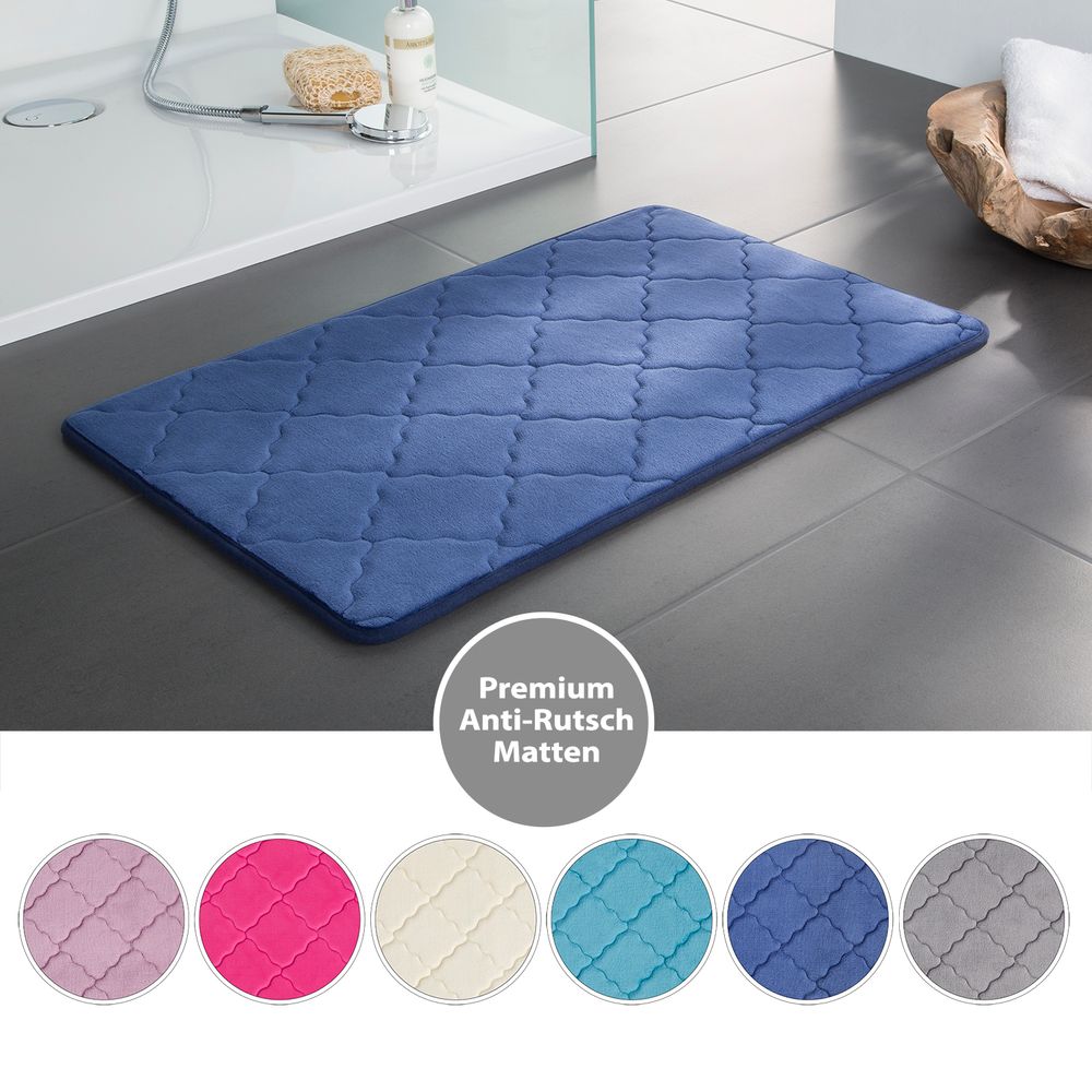 PANA® Memoryfoam Badematten • 50 x 80 cm • versch. Farben