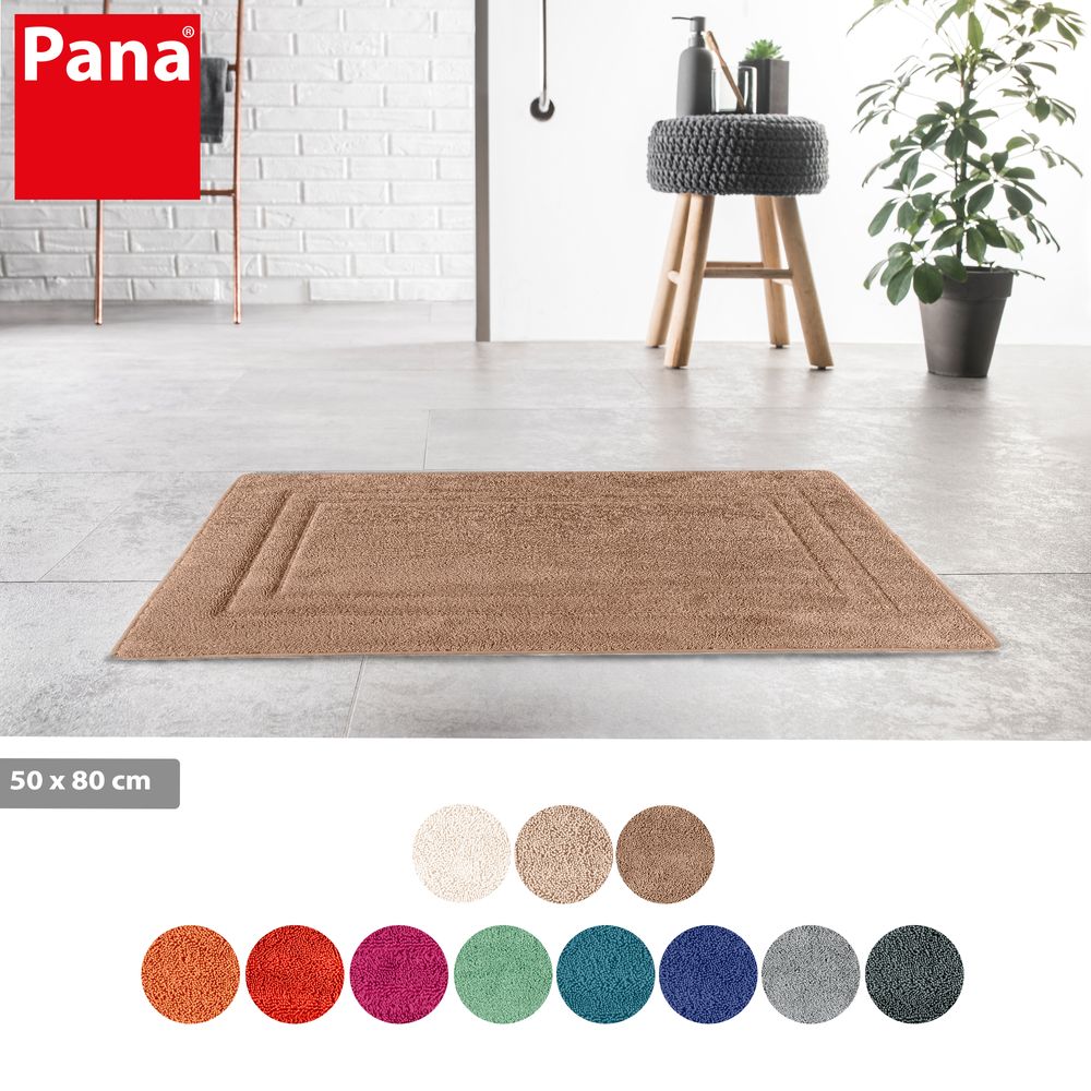 PANA® Memoryfoam Frottee Badematte • 50x80 cm • versch. Farben