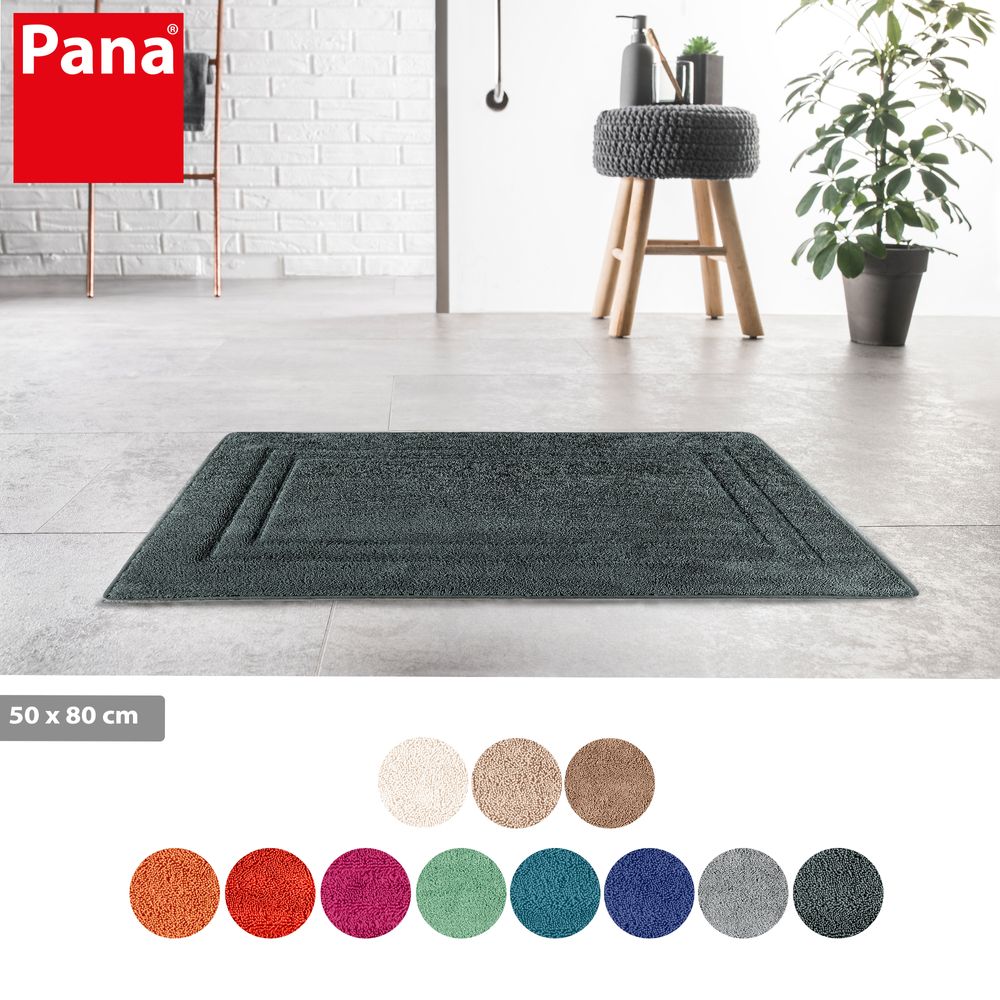PANA® Memoryfoam Frottee Badematte • 50x80 cm • versch. Farben