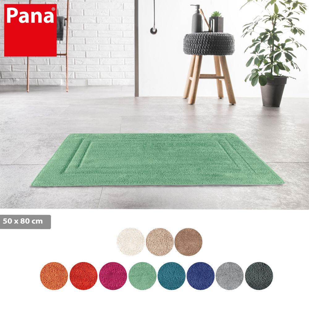 PANA® Memoryfoam Frottee Badematte • 50x80 cm • versch. Farben