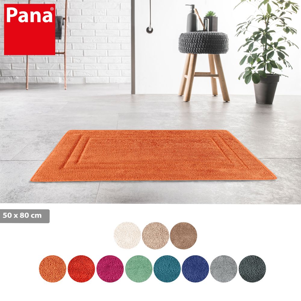 PANA® Memoryfoam Frottee Badematte • 50x80 cm • versch. Farben
