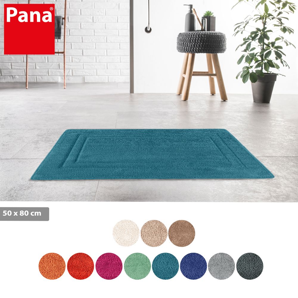 PANA® Memoryfoam Frottee Badematte • 50x80 cm • versch. Farben