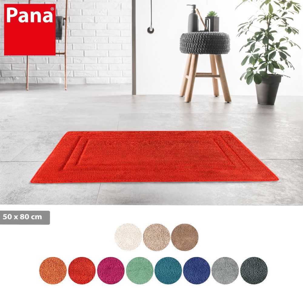 PANA® Memoryfoam Frottee Badematte • 50x80 cm • versch. Farben