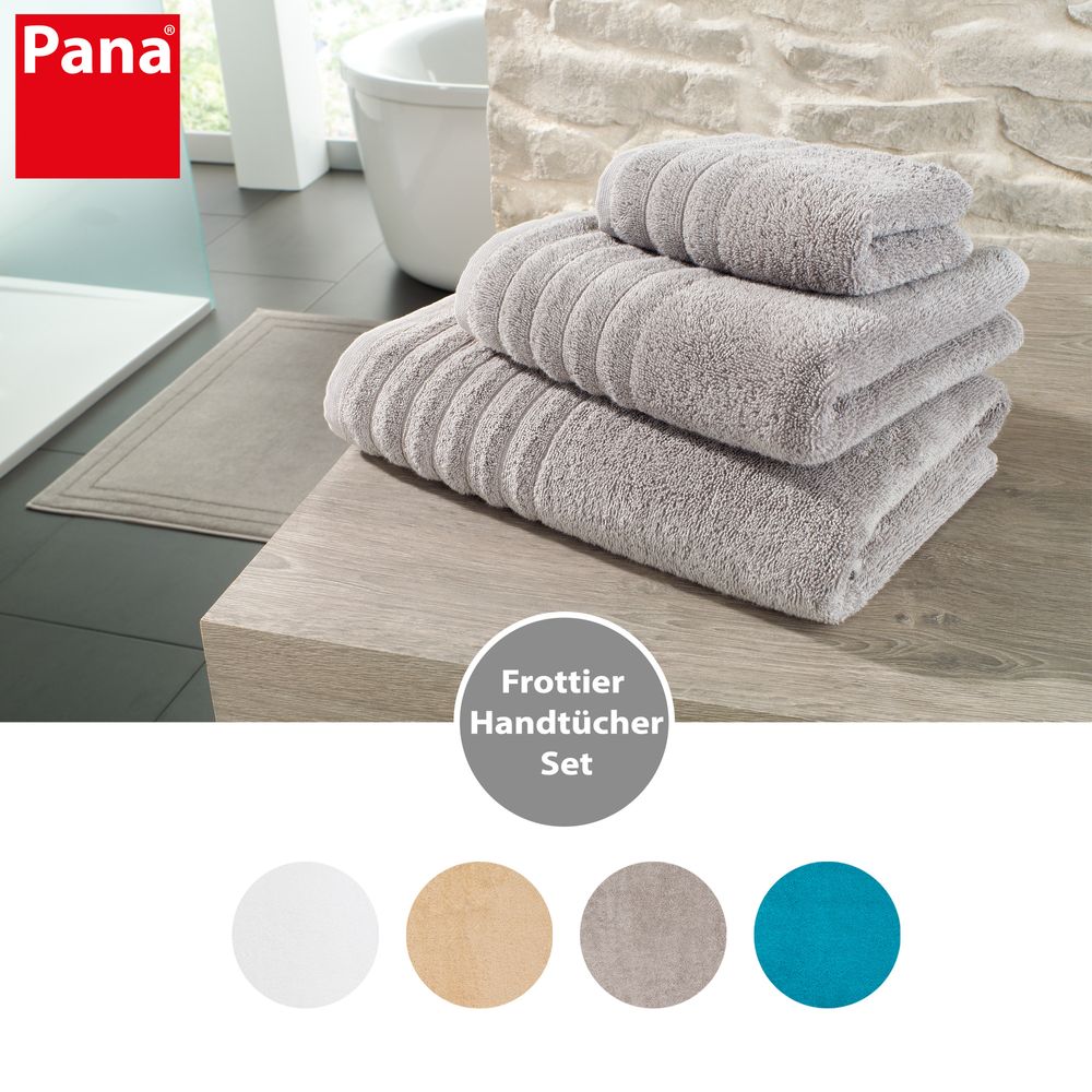 PANA® Frottier-Handtuch-Serie aus Baumwolle • versch. Varianten
