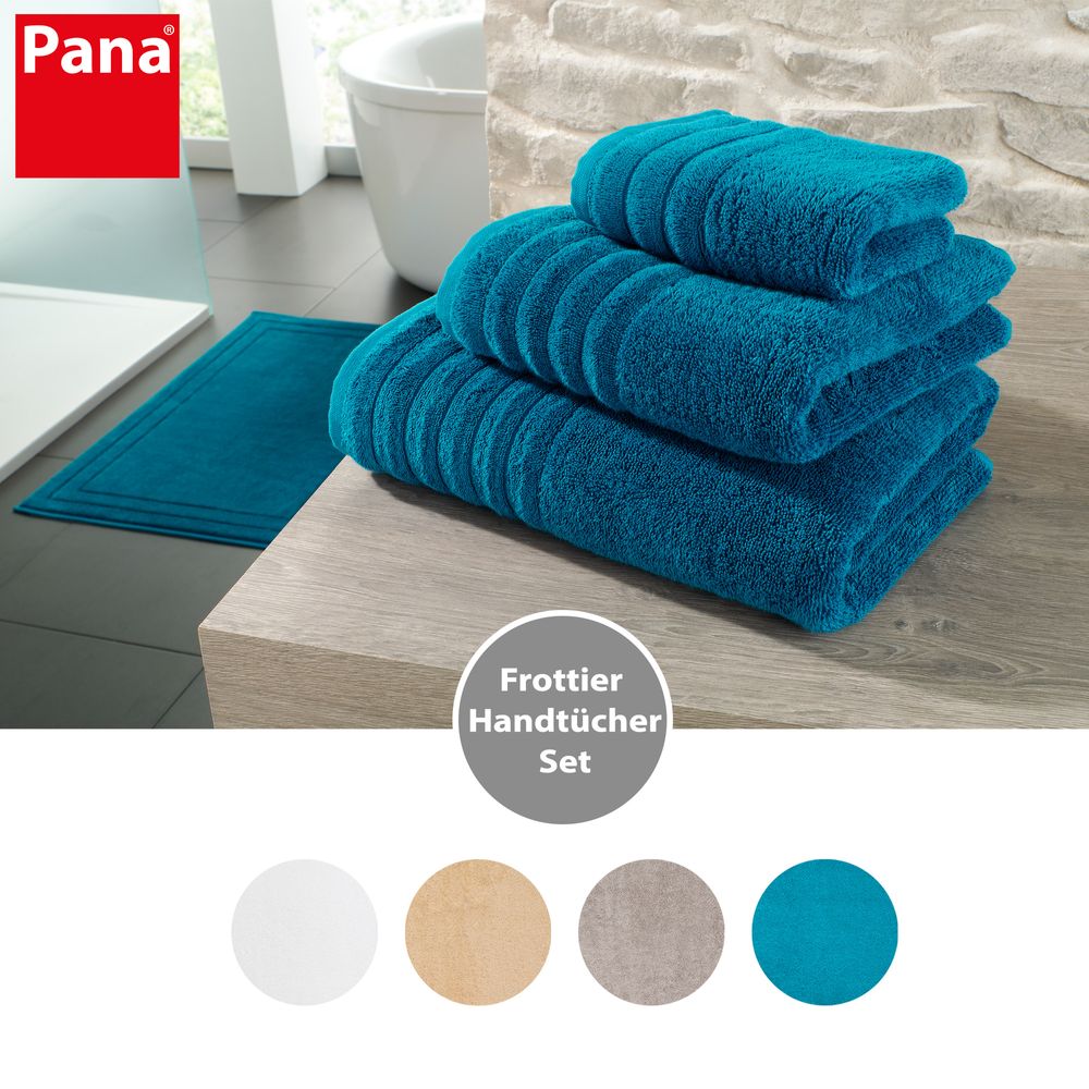 PANA® Frottier-Handtuch-Serie aus Baumwolle • versch. Varianten