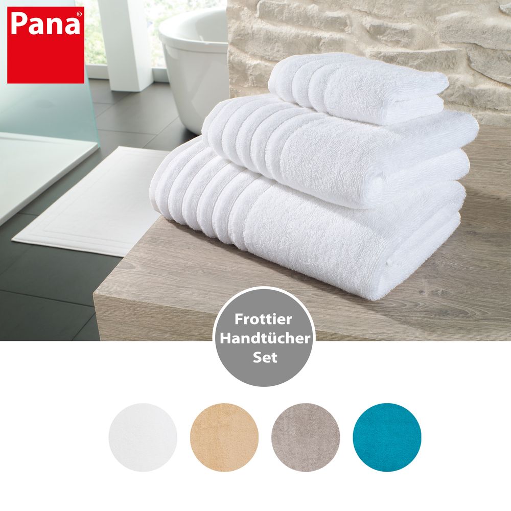 PANA® Frottier-Handtuch-Serie aus Baumwolle • versch. Varianten