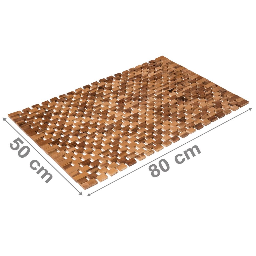 PANA® Badematte aus 100% Akazienholz • versch. Größen und Sets