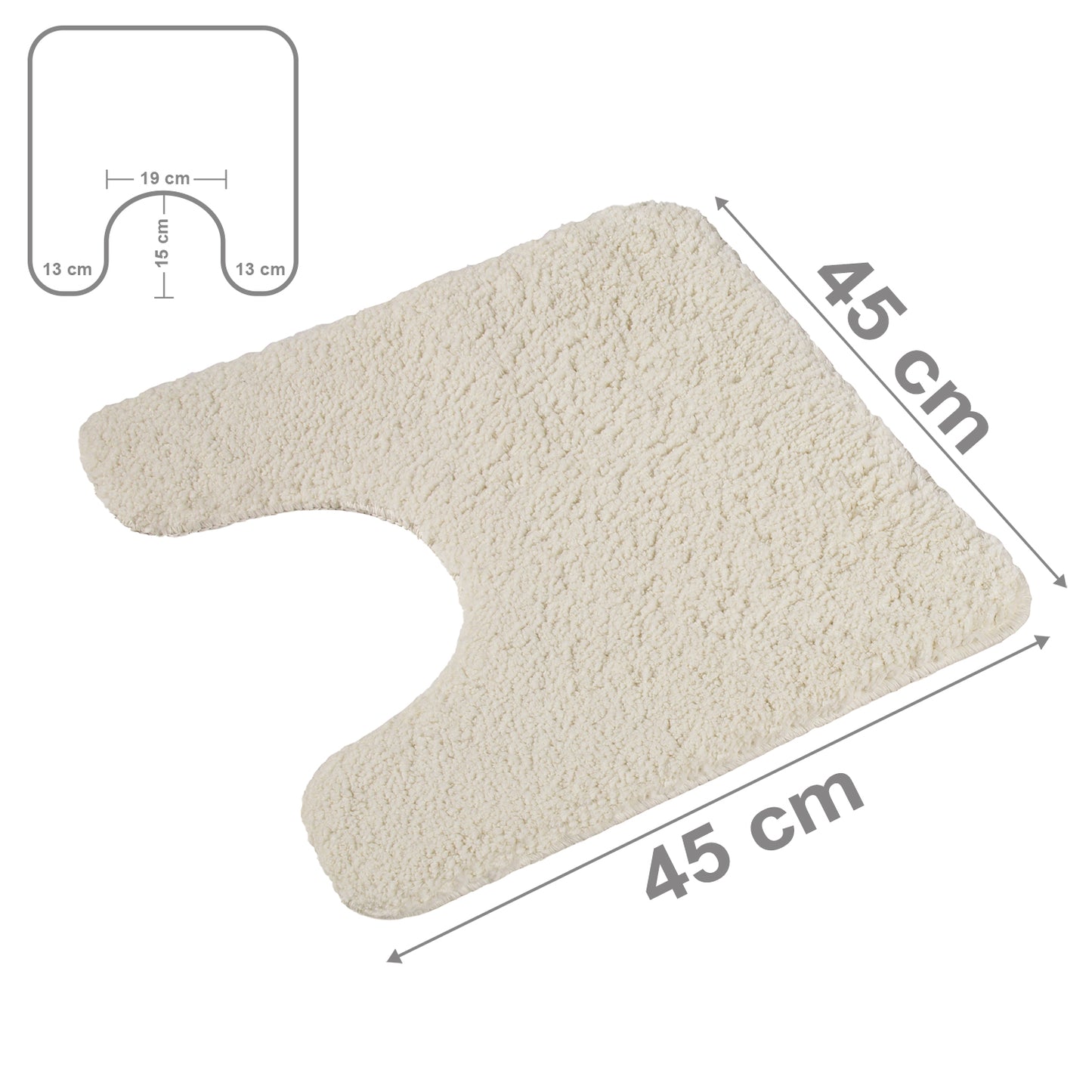 PANA® Flauschige Mikrofaser Badematten • versch. Varianten