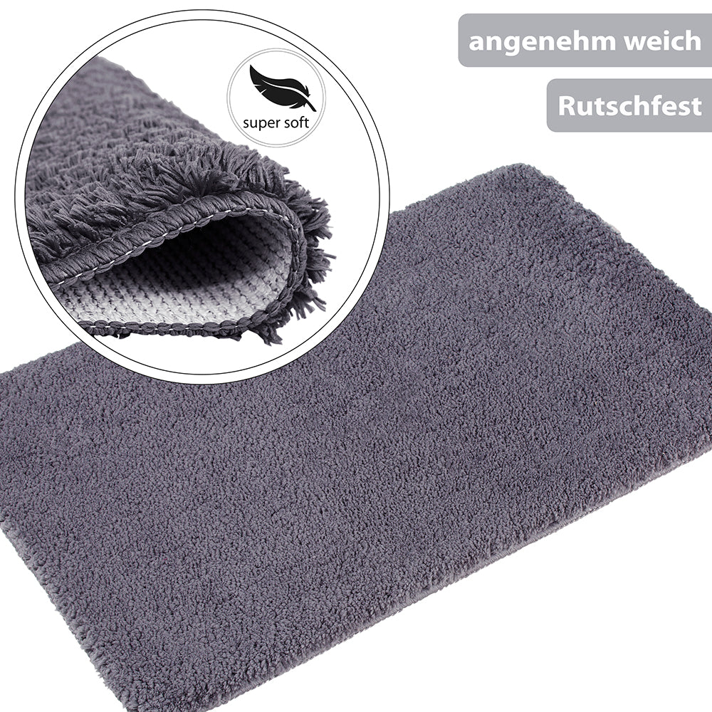 PANA® Flauschige Mikrofaser Badematten • versch. Varianten