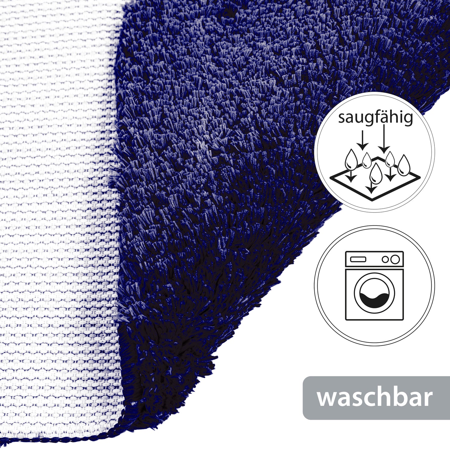 PANA® Flauschige Mikrofaser Badematten • versch. Varianten