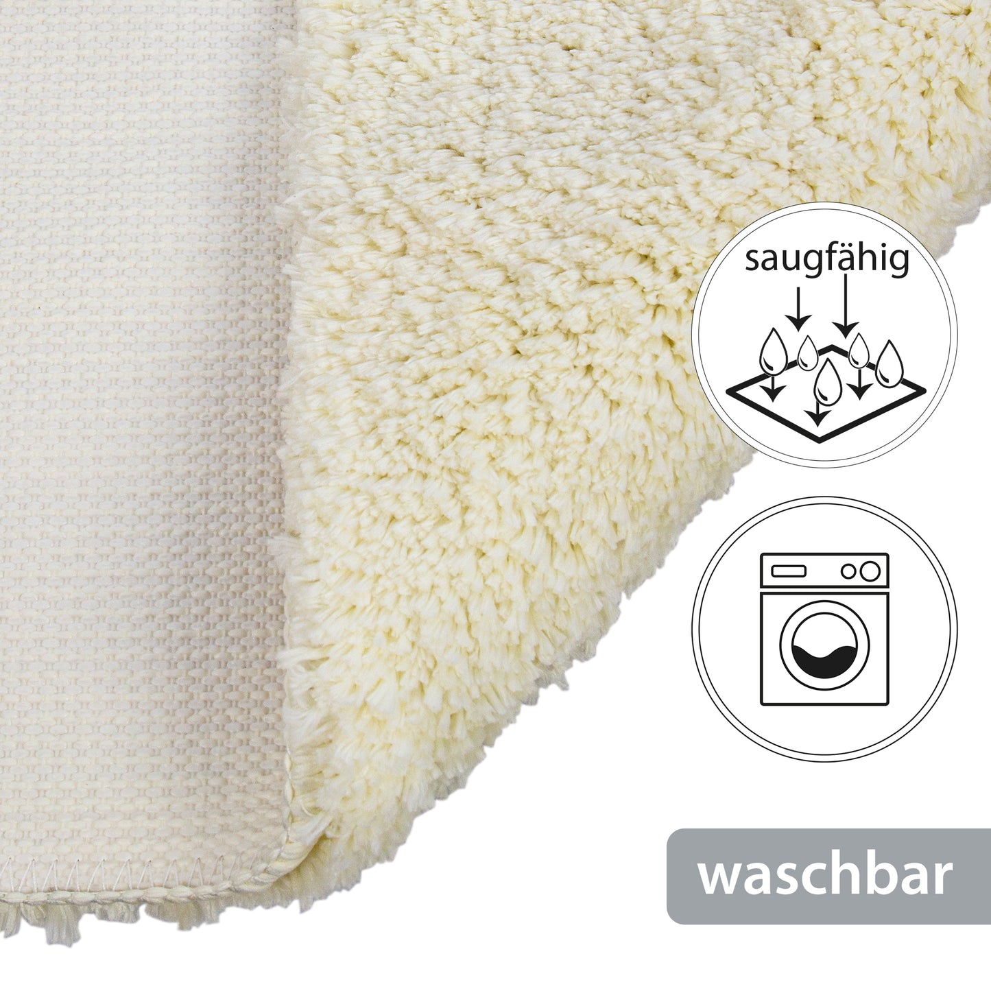 PANA® Flauschige Mikrofaser Badematten • versch. Varianten