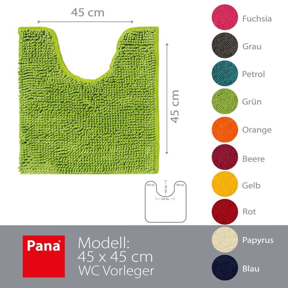 PANA® Chenille Bademattenset Mikrofaser • versch. Varianten