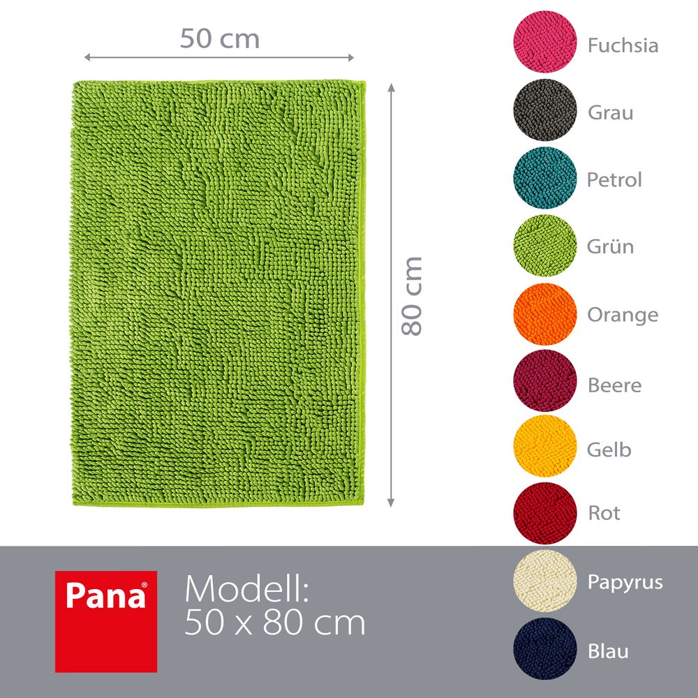 PANA® Chenille Bademattenset Mikrofaser • versch. Varianten