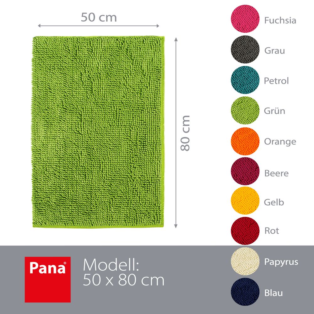 PANA® Chenille Bademattenset Mikrofaser • versch. Varianten
