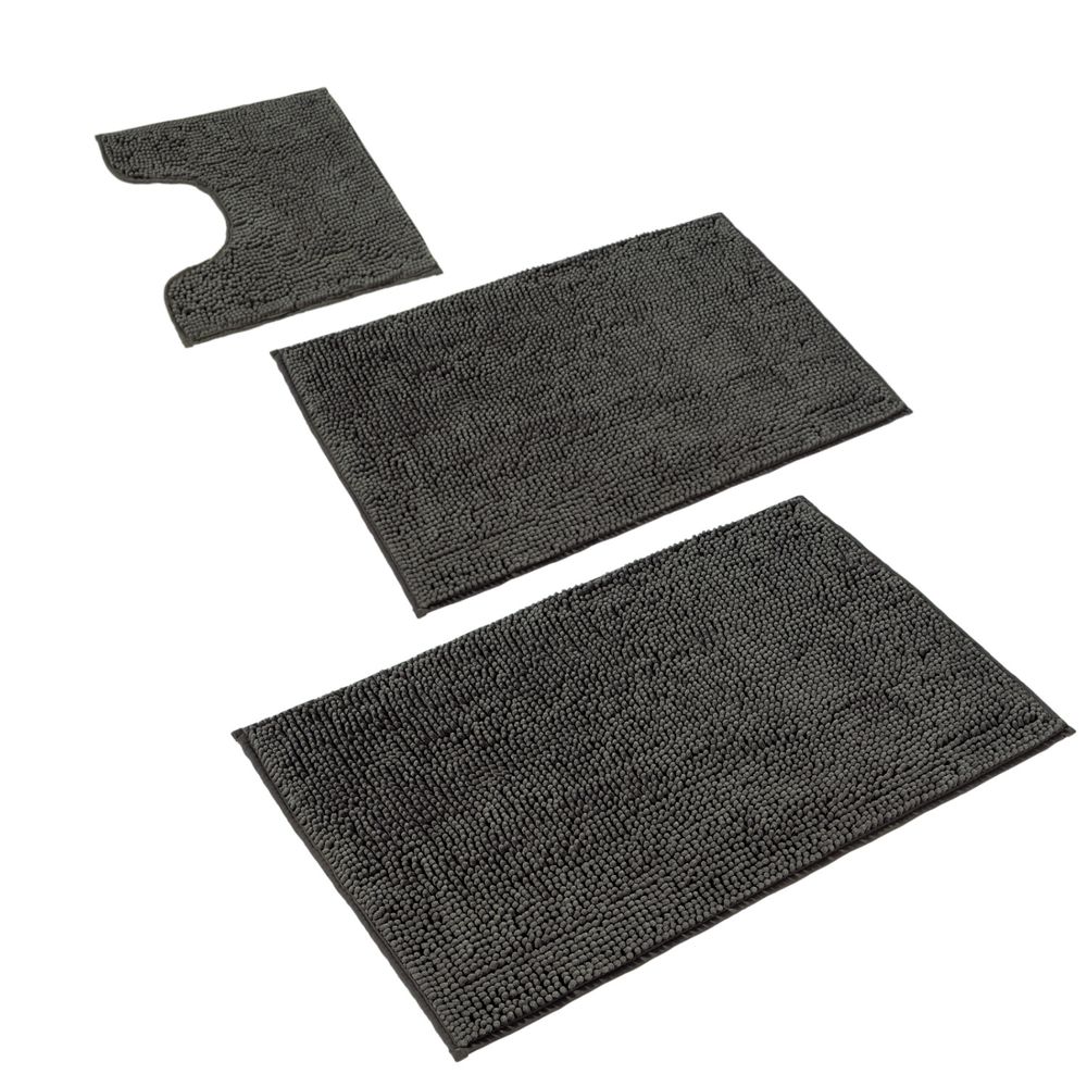 PANA® Chenille Bademattenset Mikrofaser • versch. Varianten