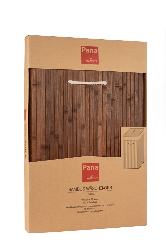 PANA® ECO Bambus Wäschekorb • versch. Größen & Farben