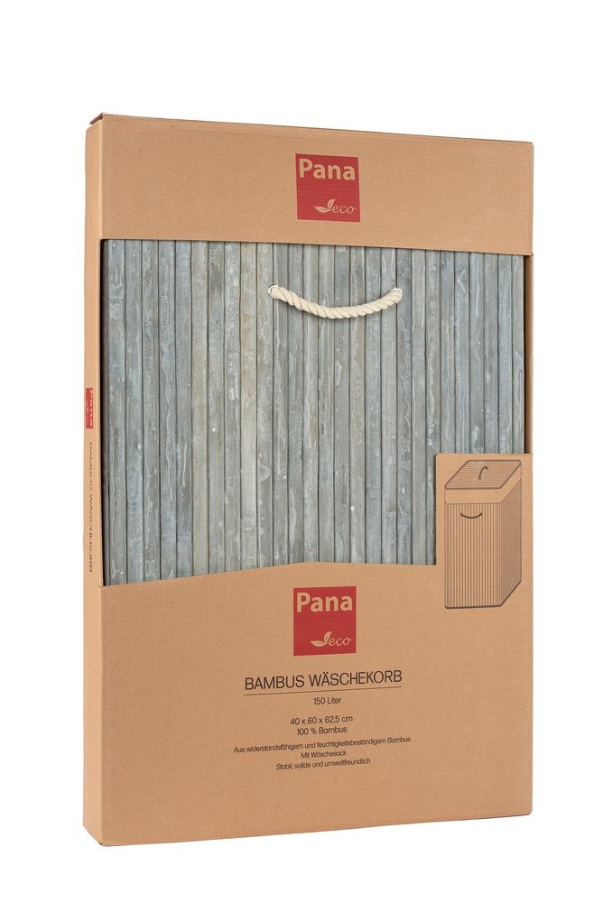 PANA® ECO Bambus Wäschekorb • versch. Größen & Farben