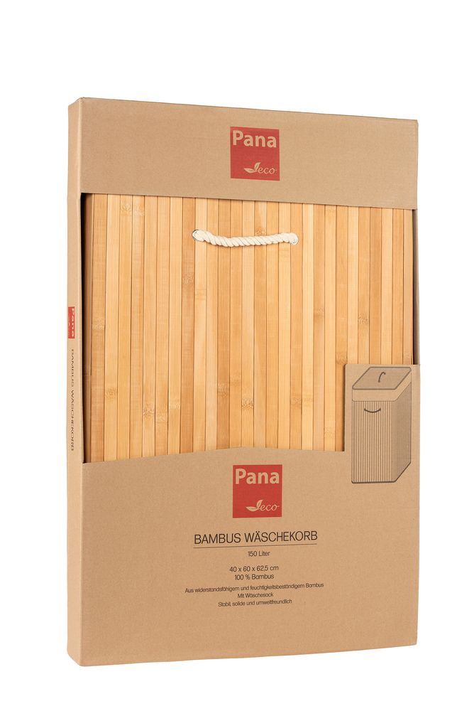 PANA® ECO Bambus Wäschekorb • versch. Größen & Farben