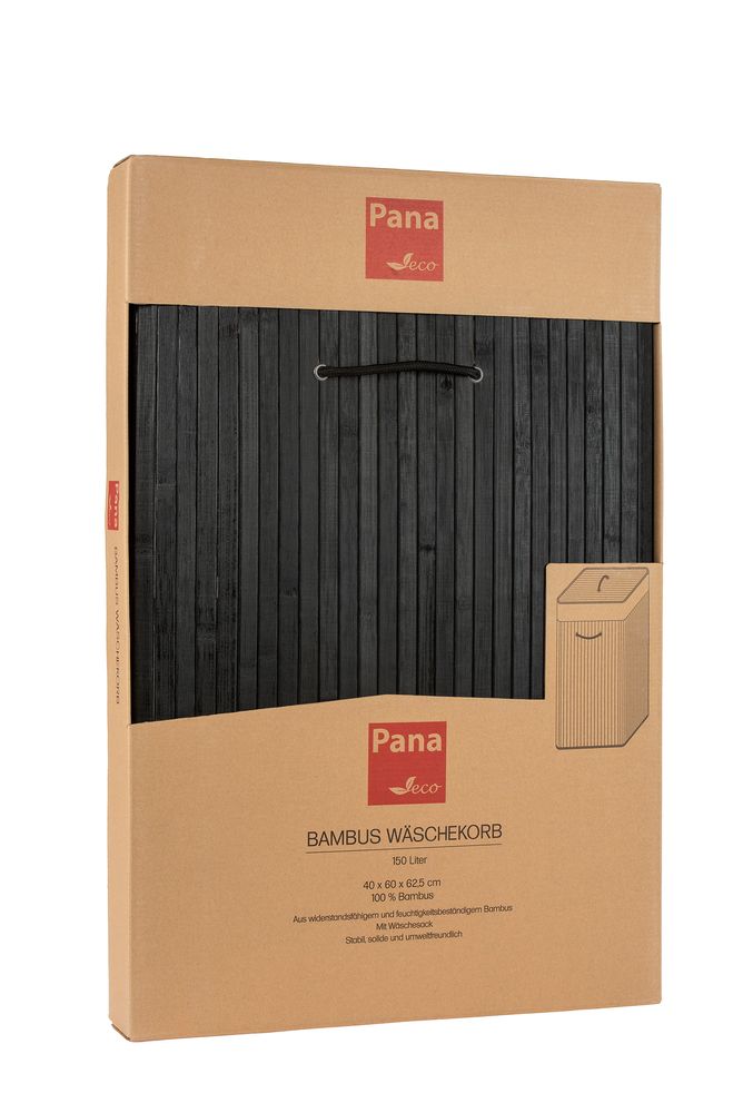 PANA® ECO Bambus Wäschekorb • versch. Größen & Farben