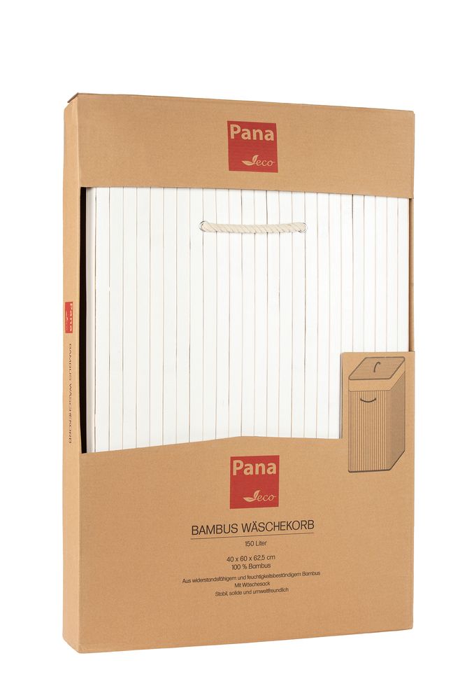 PANA® ECO Bambus Wäschekorb • versch. Größen & Farben
