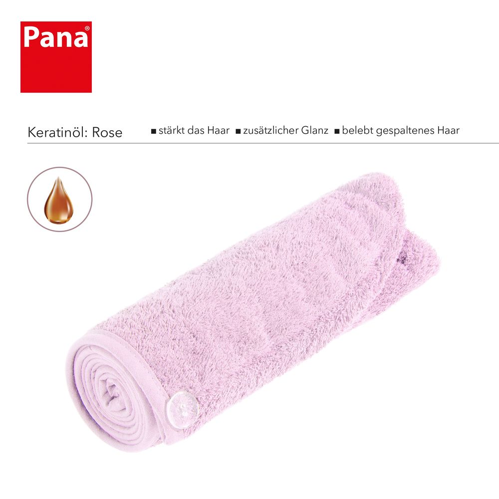 PANA® Haarturban aus Mikrofaser mit Pflegeölen • versch. Varianten