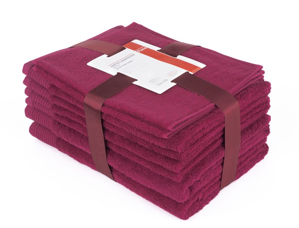 PANA® 8-tlg. Frottier Handtuch-Set • Gäste-, Hand- und Duschtuch • versch. Farben