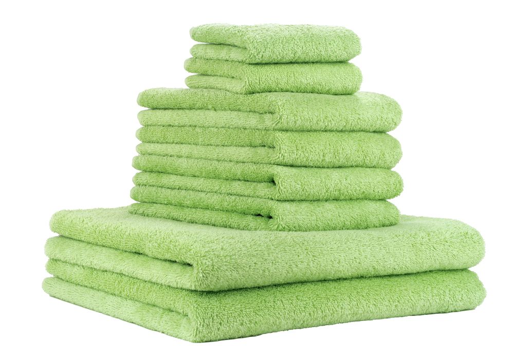 PANA® 8-tlg. Frottier Handtuch-Set • Gäste-, Hand- und Duschtuch • versch. Farben