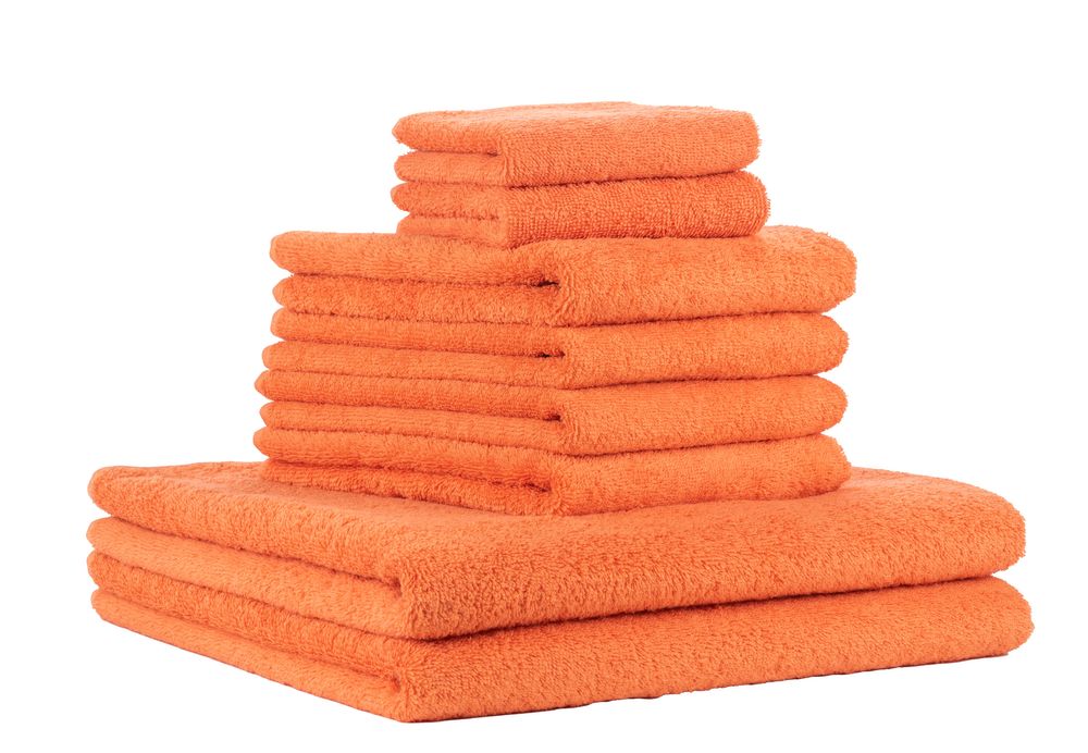 PANA® 8-tlg. Frottier Handtuch-Set • Gäste-, Hand- und Duschtuch • versch. Farben