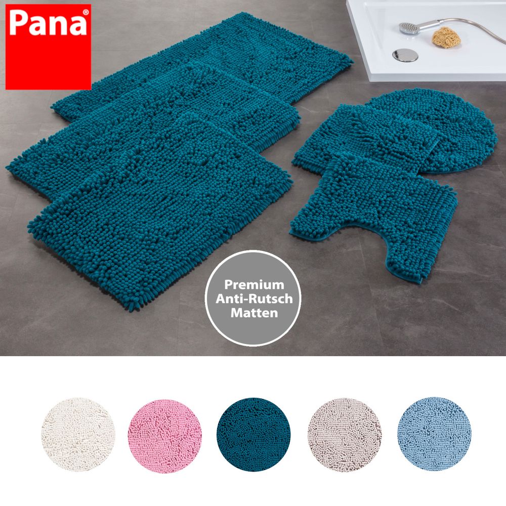PANA® Chenille Badematten Serie aus Mikrofaser • versch. Varianten