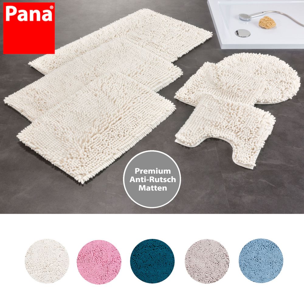 PANA® Chenille Badematten Serie aus Mikrofaser • versch. Varianten