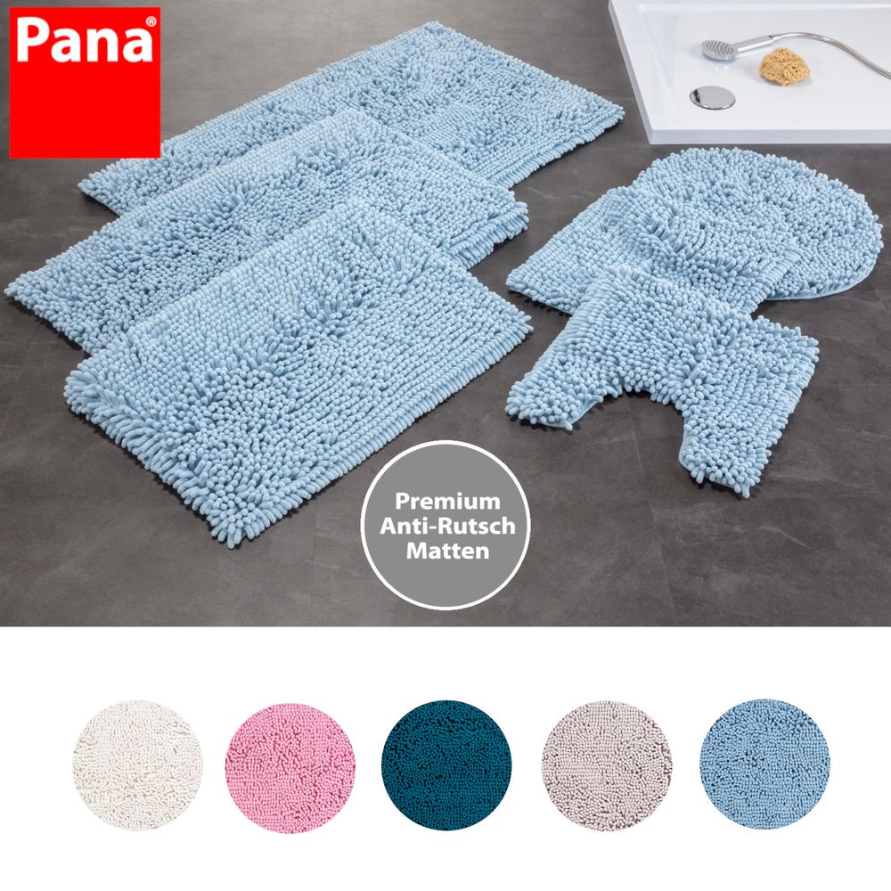 PANA® Chenille Badematten Serie aus Mikrofaser • versch. Varianten