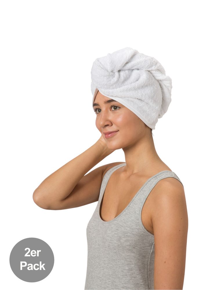PANA® Haarturban aus Baumwolle • versch. Farben