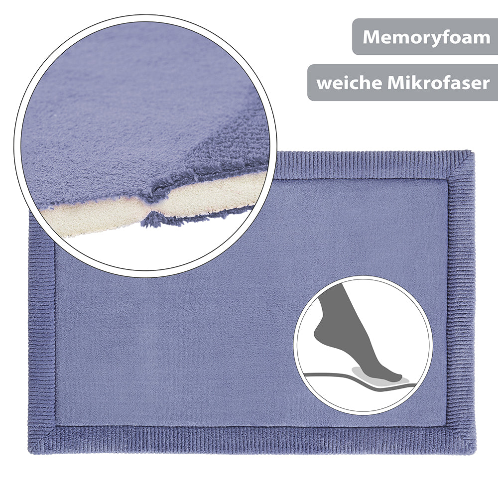 PANA® Memory Foam Badematte • 60 x 90 cm • versch. Farben