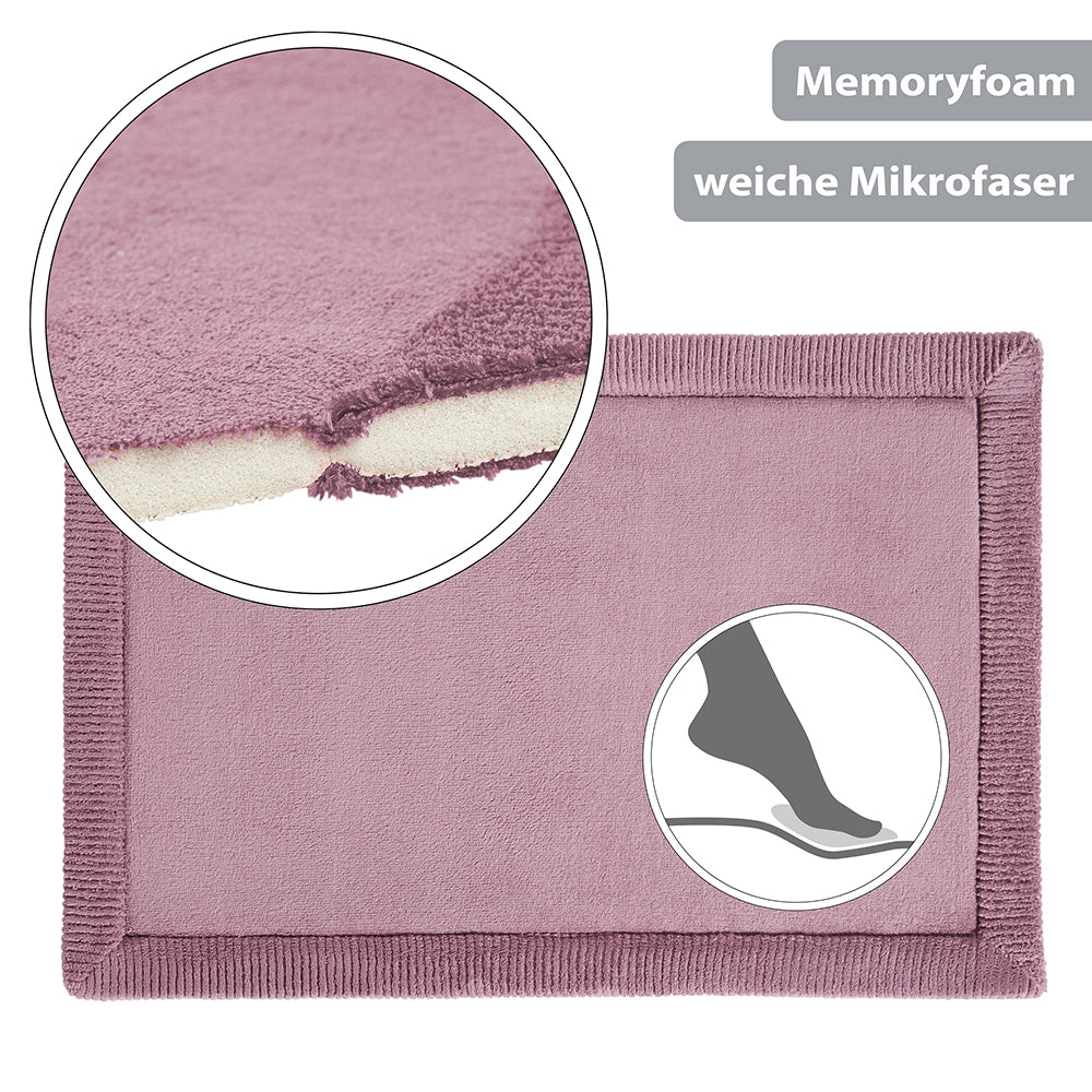 PANA® Memory Foam Badematte • 60 x 90 cm • versch. Farben